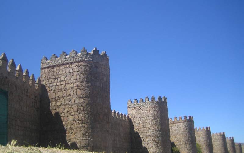 Imagen de las murallas de Ávila